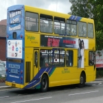 Advertising on Trams in Church End 9