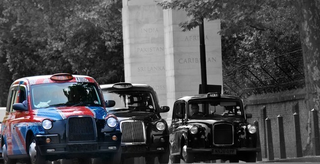 Black Cab Advertisements in Church End